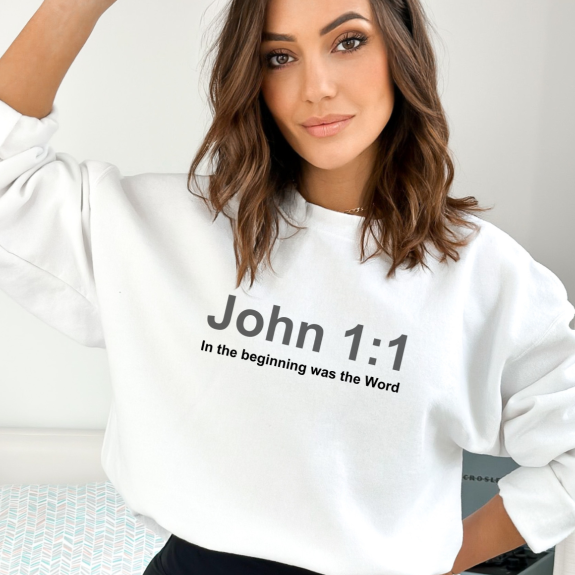 JOHN 1:1 CREWNECK