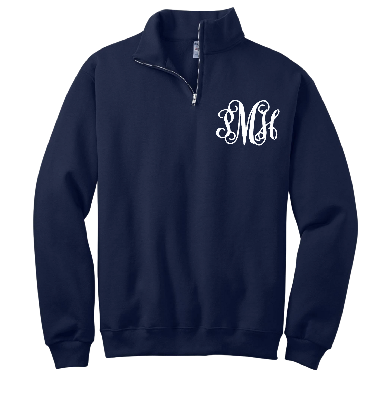 Custom Monogram 1/4 Zip with Collar
