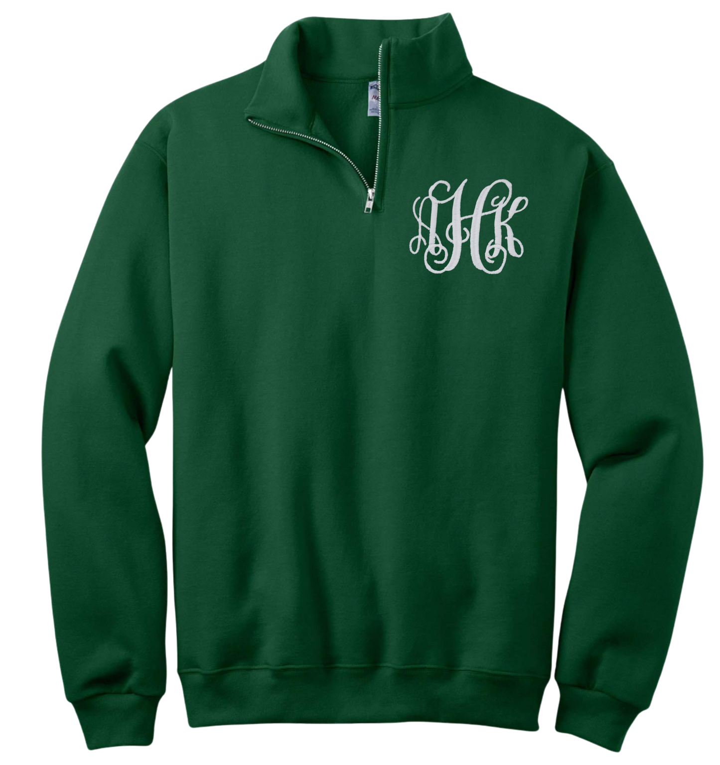 Custom Monogram 1/4 Zip with Collar