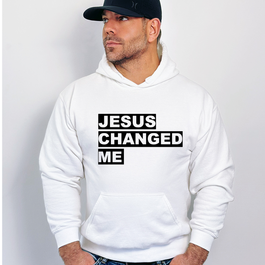 JESUS CHANGED ME HOODED SWEATSHIRT