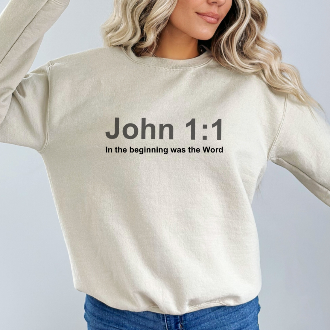 JOHN 1:1 CREWNECK